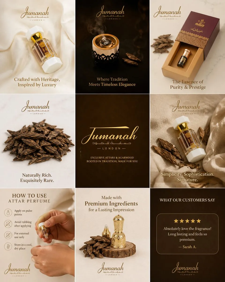Jumanah London — brand & campaign creative by ScaleviX