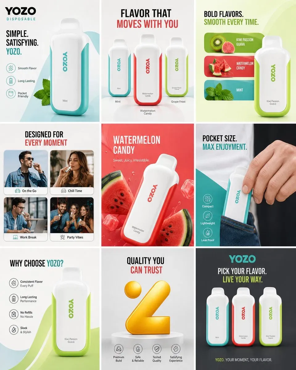 YOZO product brand identity